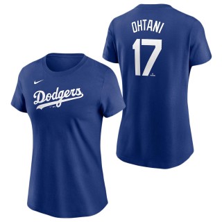 Women's Los Angeles Dodgers Shohei Ohtani Royal 2024 Fuse T-Shirt