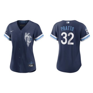 Women's Nick Pratto Royals Navy 2022 City Connect Replica Jersey