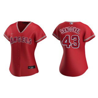 Women's Los Angeles Angels Patrick Sandoval Red Replica Jersey