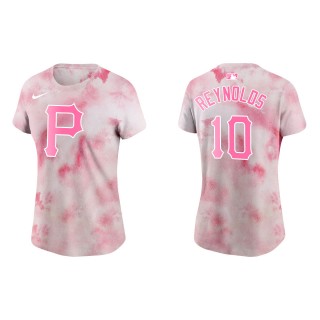 Women's Pirates Bryan Reynolds Pink 2022 Mother's Day T-Shirt
