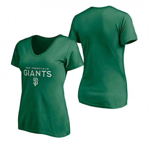 Women's San Francisco Giants Kelly Green St. Patrick's Day Team Celtic Knot T-Shirt