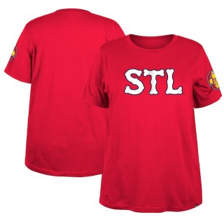 Women's St. Louis Cardinals Red 2024 City Connect Plus Size T-Shirt