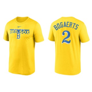 Xander Bogaerts Boston Red Sox 2022 City Connect Legend T-Shirt Yellow