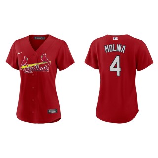 Yadier Molina Women's St. Louis Cardinals Red Alternate Replica Jersey