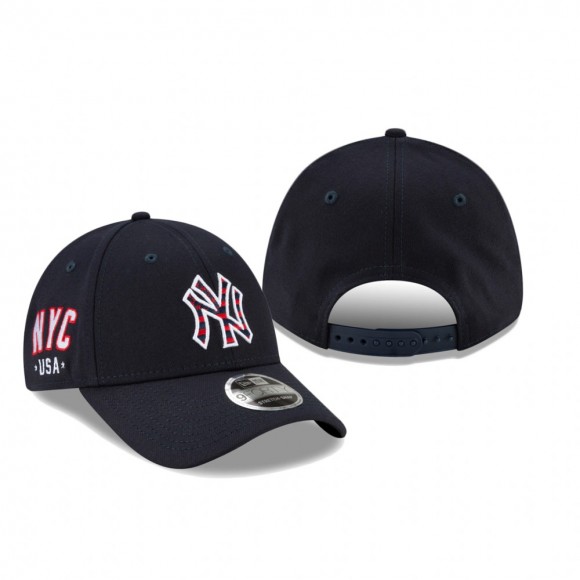 New York Yankees Navy 4th of July 9FORTY Snapback Hat