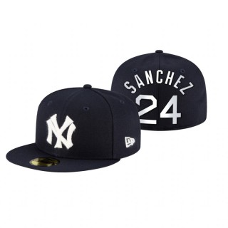 Yankees Gary Sanchez Navy 2021 Field of Dreams Hat