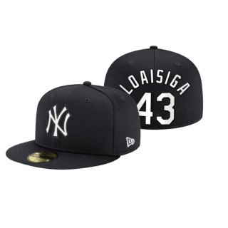 Yankees Jonathan Loaisiga Navy 2021 Clubhouse Hat