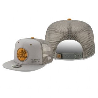New York Yankees Gray Latitude Trucker 9FIFTY Adjustable Hat
