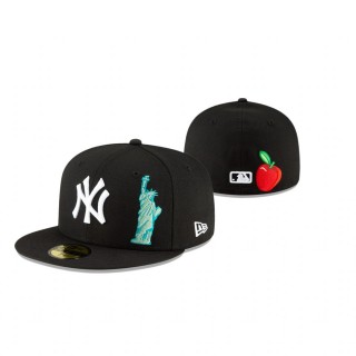 Yankees Black Local Icon 59FIFTY Fitted Hat