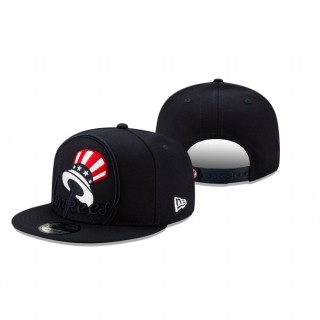 New York Yankees Navy Logo Elements 9FIFTY Snapback Hat