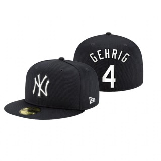 Yankees Lou Gehrig Navy 2021 Clubhouse Hat