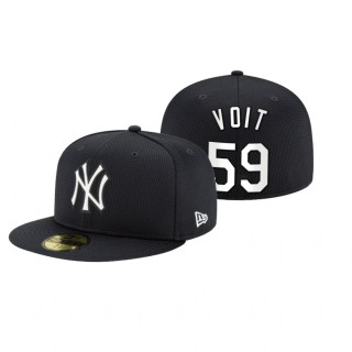 Yankees Luke Voit Navy 2021 Clubhouse Hat