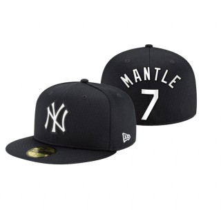 Yankees Mickey Mantle Navy 2021 Clubhouse Hat