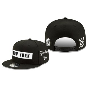 New York Yankees Black Multi 9FIFTY Adjustable Snapback Hat