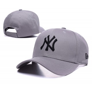Male New York Yankees New Era Gray The League Slouch Adjustable Hat