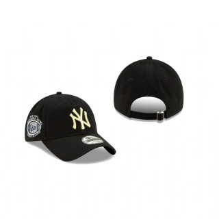 New York Yankees Black Pinstripe Bowl 9TWENTY Adjustable Hat