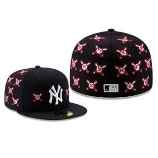 Yankees Spike Lee Champion Collection Navy Red Logo 59FIFTY Fitted Hat