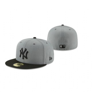 Yankees Storm Gray Basic 59Fifty Fitted Hat