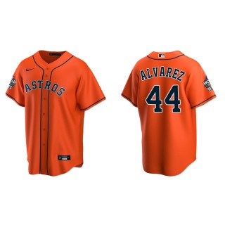 Yordan Alvarez Houston Astros Orange 2022 World Series Alternate Replica Jersey