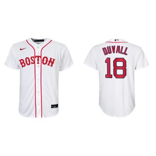 Youth Adam Duvall Red Sox Patriots' Day Replica Jersey