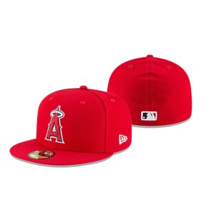 Youth Angels Red 60th Anniversary 59FIFTY Fitted Hat