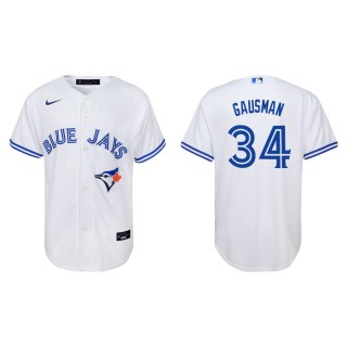 Youth Kevin Gausman Blue Jays White Replica Home Jersey
