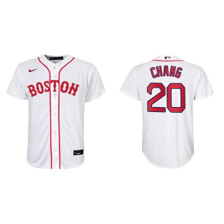 Youth Boston Red Sox Yu Chang Red Sox Patriots' Day Replica Jersey
