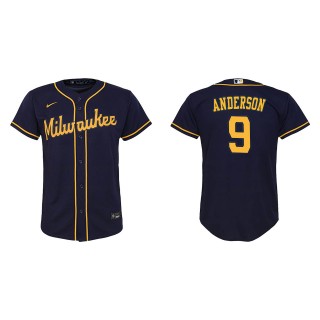 Youth Brian Anderson Navy Replica Jersey
