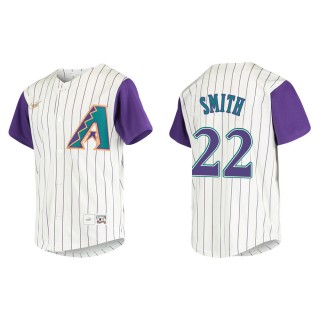 Youth Diamondbacks Caleb Smith Cream Cooperstown Collection Jersey