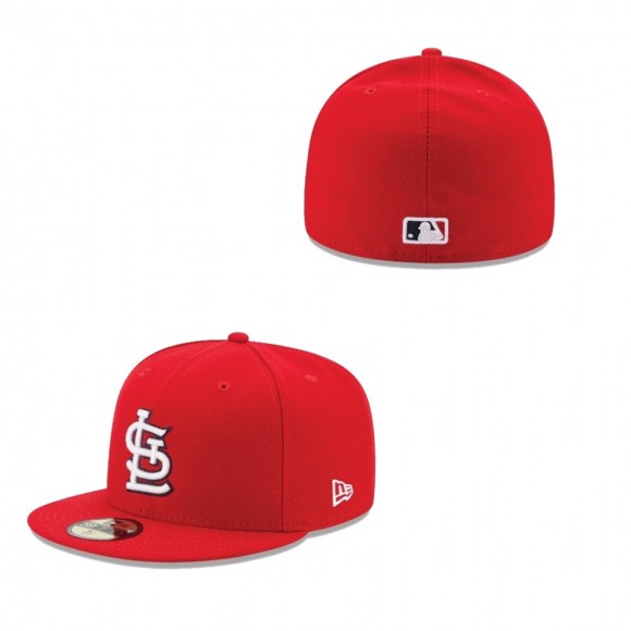 Youth St. Louis Cardinals Red Authentic Collection 59FIFTY Fitted Hat