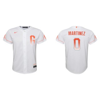 Youth Giants Carlos Martinez White 2021 City Connect Replica Jersey
