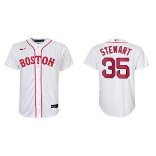Youth Red Sox Christin Stewart Red Sox 2021 Patriots' Day Replica Jersey