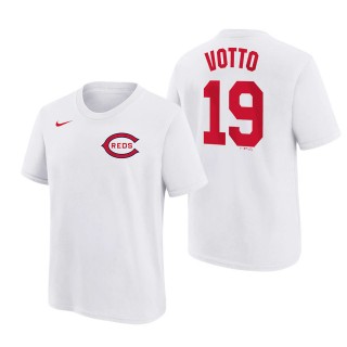 Youth Cincinnati Reds Joey Votto 2022 Field of Dreams Name & Number T-Shirt