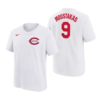 Youth Cincinnati Reds Mike Moustakas 2022 Field of Dreams Name & Number T-Shirt