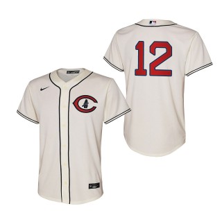 Youth Chicago Cubs Codi Heuer Cream 2022 Field of Dreams Replica Jersey