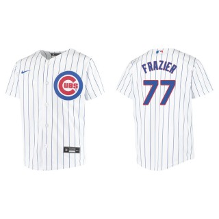 Youth Clint Frazier Cubs White Replica Home Jersey