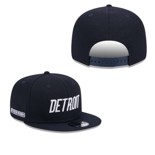 Youth Detroit Tigers Navy 2024 City Connect 9FIFTY Snapback Hat