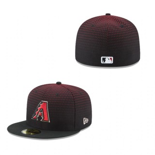 Youth Arizona Diamondbacks Black Authentic Collection 59FIFTY Fitted Hat