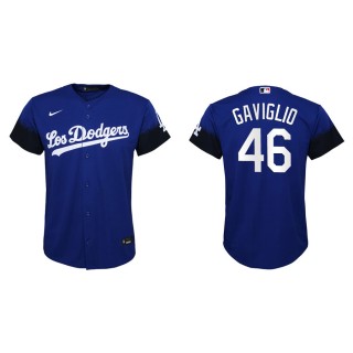 Youth Sam Gaviglio Dodgers Royal 2021 City Connect Replica Jersey