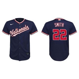 Youth Dominic Smith Navy Replica Alternate Jersey