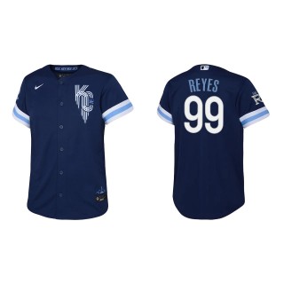 Youth Franmil Reyes Navy City Connect Replica Jersey