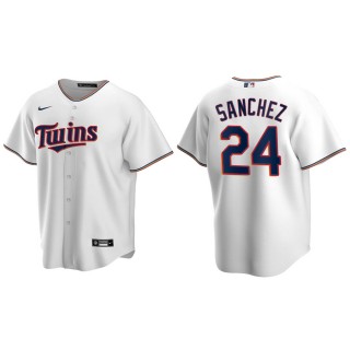 Youth Twins Gary Sanchez White Replica Home Jersey