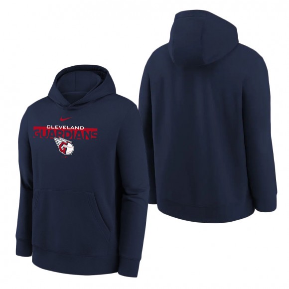 Youth Guardians Navy Team Therma Pullover Hoodie