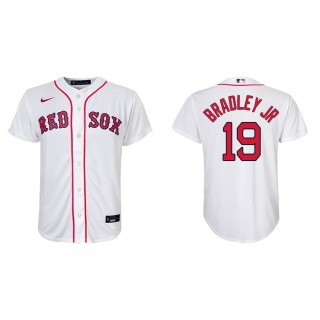 Youth Red Sox Jackie Bradley Jr. White Replica Home Jersey