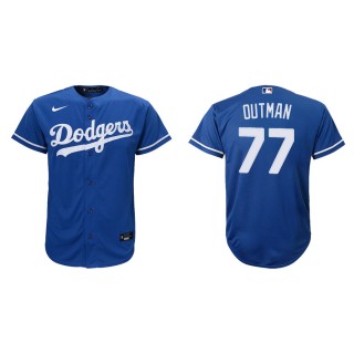 Youth Dodgers James Outman Royal Replica Alternate Jersey
