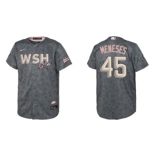 Youth Joey Meneses Gray City Connect Replica Jersey