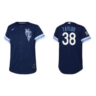 Youth Josh Taylor Navy City Connect Replica Jersey
