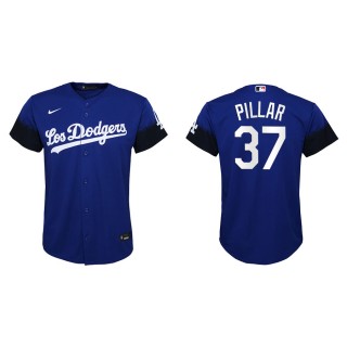 Youth Dodgers Kevin Pillar Royal 2021 City Connect Replica Jersey