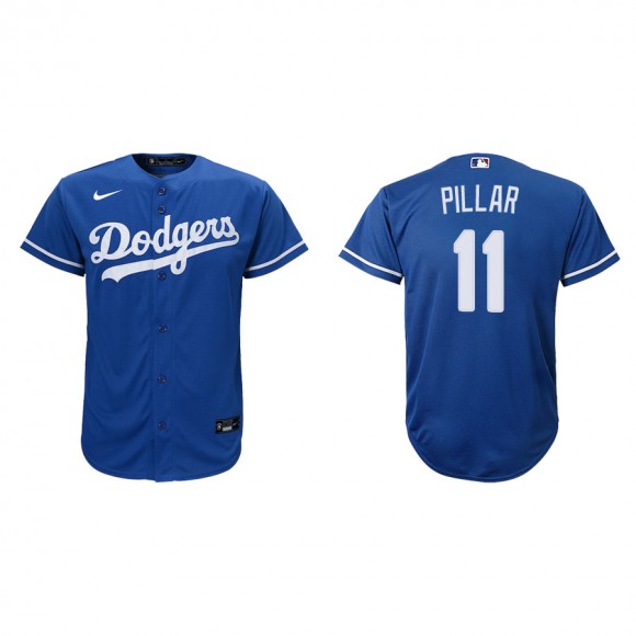 Youth Dodgers Kevin Pillar Royal Replica Alternate Jersey