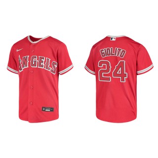 Youth Los Angeles Angels Lucas Giolito Red Replica Jersey